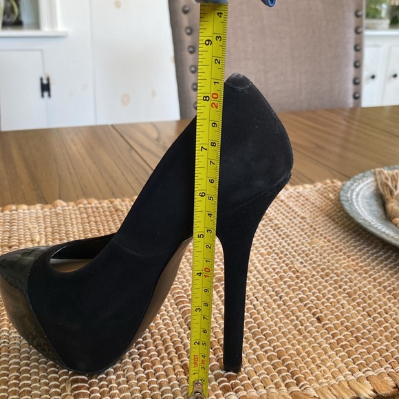 Steve Madden Black Platform Heels 6.5 - Picture 8 of 9
